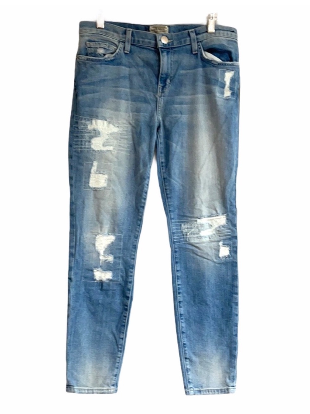 ✨ Current/Elliott ✨ The Stiletto Skinny Ankle Super Vintage Repair Size 27
